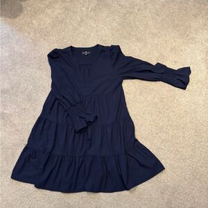 Pomander Place Navy Blue Dress